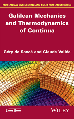 Cover of the book Galilean Mechanics and Thermodynamics of Continua