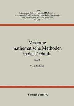 Couverture de l’ouvrage Moderne Mathematische Methoden in der Technik