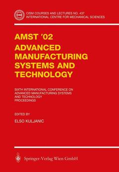 Couverture de l’ouvrage AMST’02 Advanced Manufacturing Systems and Technology