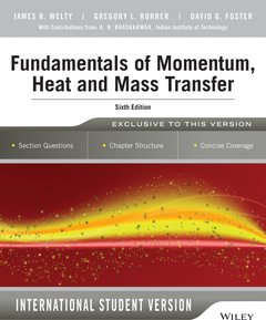 Cover of the book Fundamentals of Momentum, Heat and Mass Transfer  