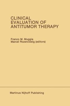 Couverture de l’ouvrage Clinical Evaluation of Antitumor Therapy