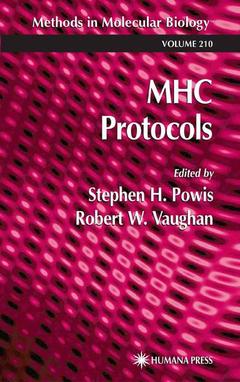 Couverture de l’ouvrage MHC Protocols