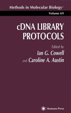 Couverture de l’ouvrage cDNA Library Protocols