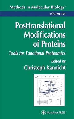 Couverture de l’ouvrage Posttranslational Modification of Proteins