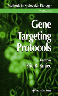 Couverture de l’ouvrage Gene Targeting Protocols