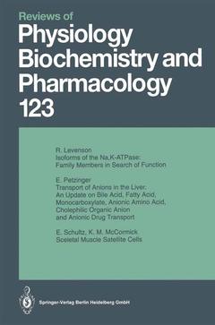 Cover of the book Reviews of Physiology, Biochemistry and Pharmacology