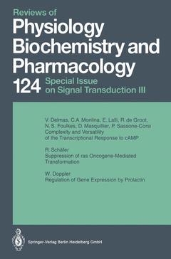 Cover of the book Reviews of Physiology Biochemistry and Pharmacology