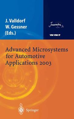 Cover of the book Advanced Microsystems for Automotive Applications 2003