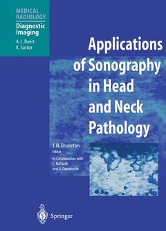 Couverture de l’ouvrage Applications of Sonography in Head and Neck Pathology