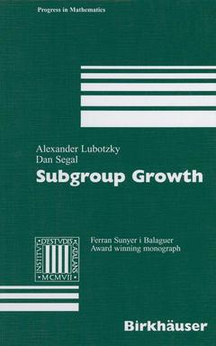 Cover of the book Subgroup Growth