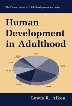 Couverture de l’ouvrage Human Development in Adulthood