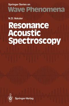 Couverture de l’ouvrage Resonance Acoustic Spectroscopy