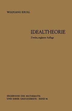 Cover of the book Idealtheorie
