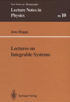 Couverture de l’ouvrage Lectures on Integrable Systems
