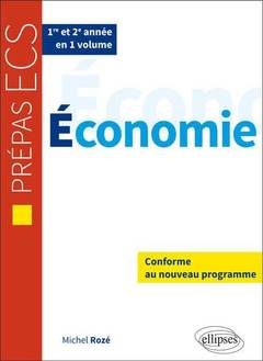Cover of the book Économie • prépas ECS 1re et 2e année