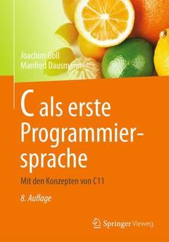 Couverture de l’ouvrage C als erste Programmiersprache