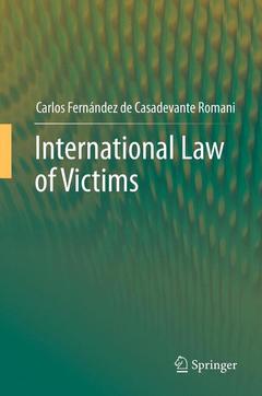 Couverture de l’ouvrage International Law of Victims