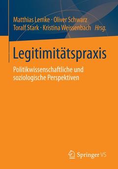 Couverture de l’ouvrage Legitimitätspraxis
