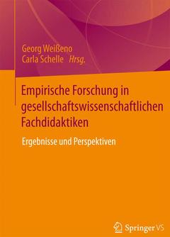 Cover of the book Empirische Forschung in gesellschaftswissenschaftlichen Fachdidaktiken