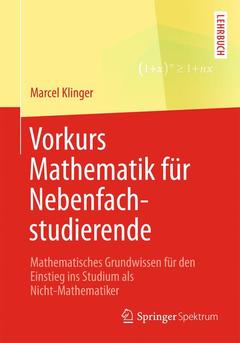 Couverture de l’ouvrage Vorkurs Mathematik für Nebenfachstudierende