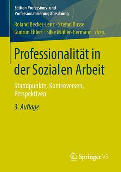 Couverture de l’ouvrage Professionalität in der Sozialen Arbeit