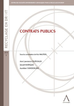 Couverture de l’ouvrage Contrats publics