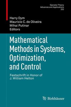 Couverture de l’ouvrage Mathematical Methods in Systems, Optimization, and Control