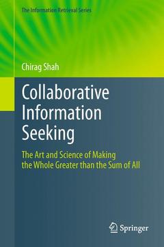 Couverture de l’ouvrage Collaborative Information Seeking