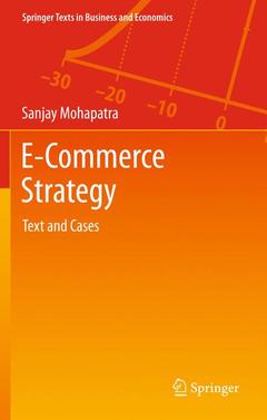 Couverture de l’ouvrage E-Commerce Strategy