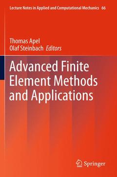 Couverture de l’ouvrage Advanced Finite Element Methods and Applications
