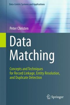 Couverture de l’ouvrage Data Matching