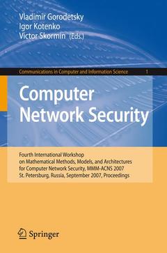 Couverture de l’ouvrage Computer Network Security