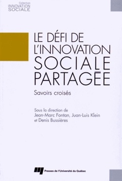 Cover of the book DEFI DE L'INNOVATION SOCIALE PARTAGEE