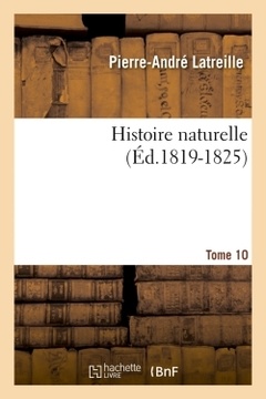 Couverture de l’ouvrage Histoire naturelle. Tome 10 (Éd.1819-1825)