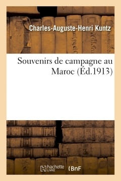 Couverture de l’ouvrage Souvenirs de campagne au Maroc