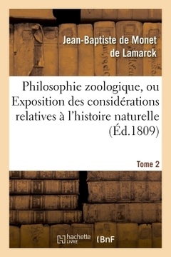 Couverture de l’ouvrage Philosophie zoologique. Tome 2