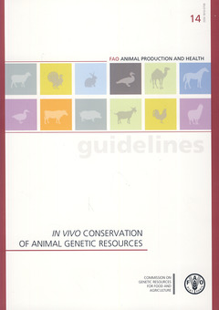 Cover of the book In vivo conservation of animal genetic ressources
