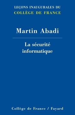 Cover of the book La sécurité informatique