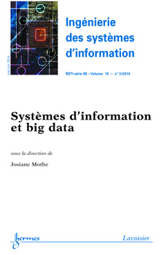 Couverture de l'ouvrage Ingénierie des systèmes d'information RSTI série ISI Volume 19 N° 3/Mai-Juin 2014