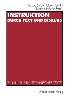 Cover of the book Instruktion durch Text und Diskurs