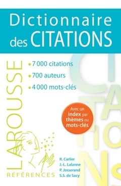 Cover of the book Dictionnaire des citations littéraires