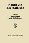 Couverture de l’ouvrage Allgemeines und Gaskatalyse