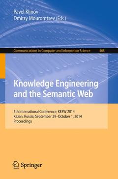 Couverture de l’ouvrage Knowledge Engineering and the Semantic Web