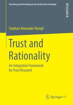 Couverture de l’ouvrage Trust and Rationality