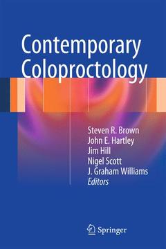 Couverture de l’ouvrage Contemporary Coloproctology