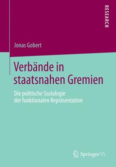 Couverture de l’ouvrage Verbände in staatsnahen Gremien