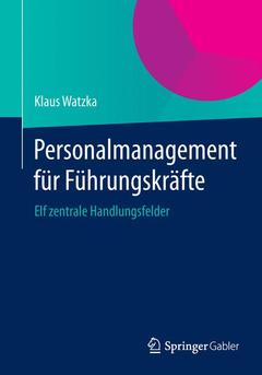 Couverture de l’ouvrage Personalmanagement für Führungskräfte