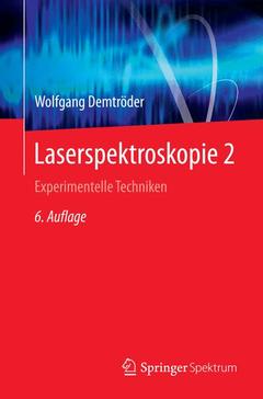 Couverture de l’ouvrage Laserspektroskopie 2