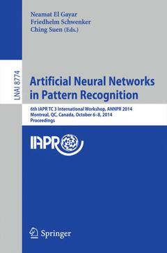 Couverture de l’ouvrage Artificial Neural Networks in Pattern Recognition