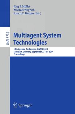 Couverture de l’ouvrage Multiagent System Technologies
